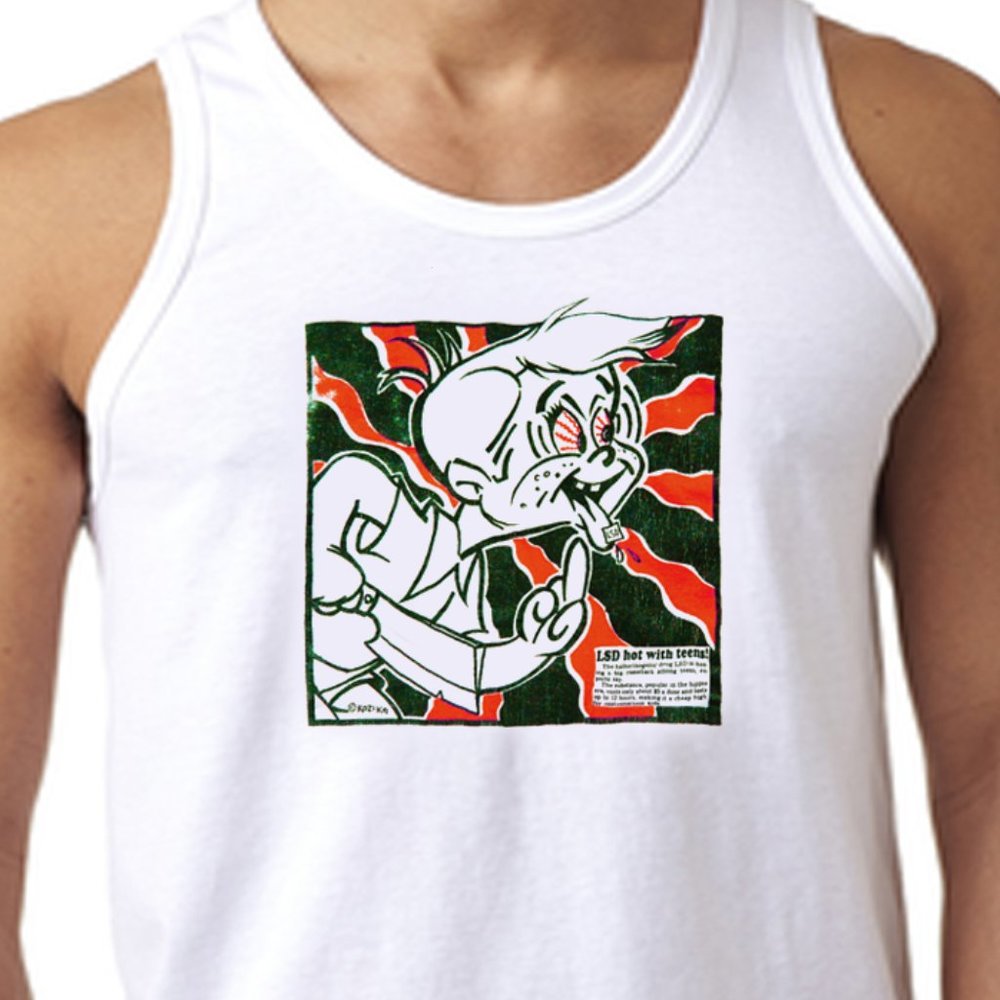 LSD VINTAGE ART COOL MENS TANK TOP T-1434